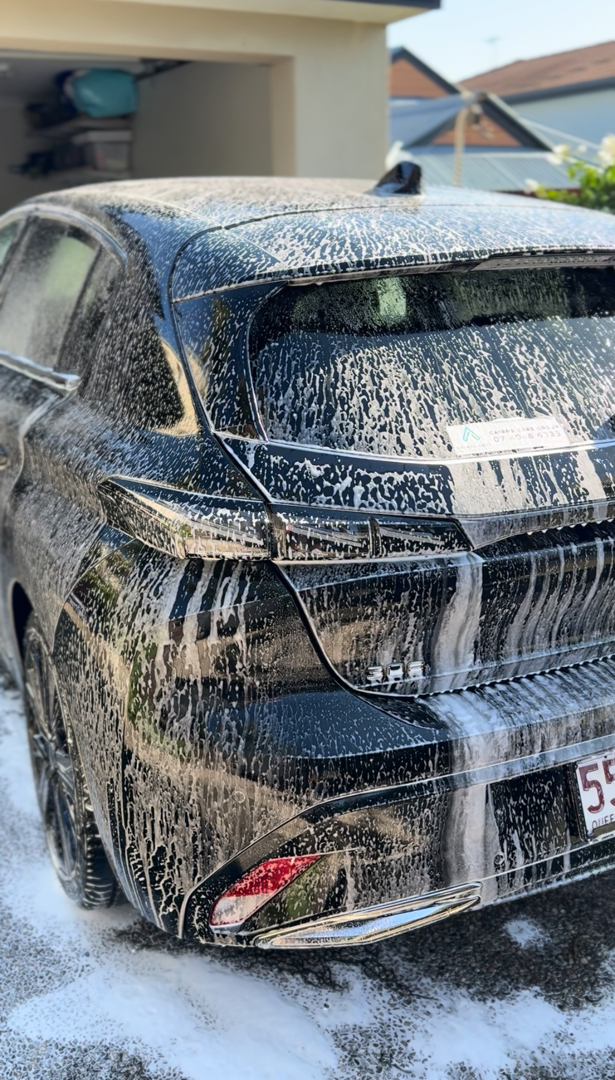 Peugeot snow foam wash